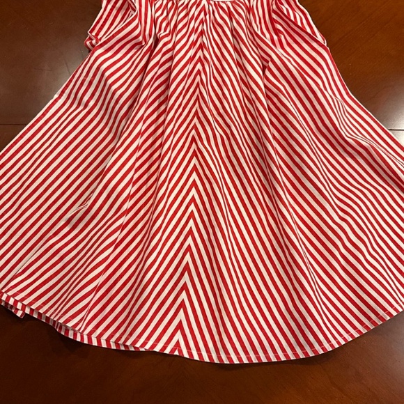 1980’s vintage striped skirt with pockets 100% cotton brand new size 2/4 - Picture 4 of 7